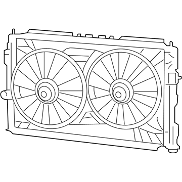 Dodge 68031872AA Fan Shroud