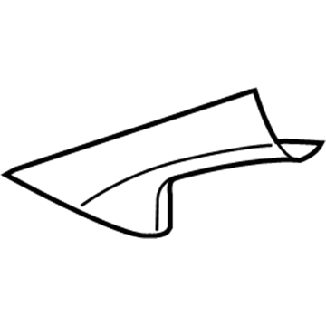 Dodge YD76DW1AF Windshield Pillar Trim