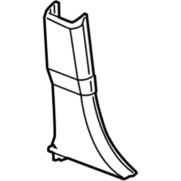 Dodge YD82BDAAG Lower Center Pillar Trim