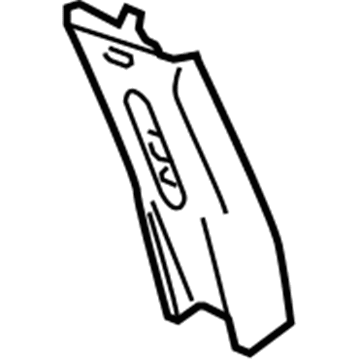 Dodge 1CM05DW1AF Upper Center Pillar Trim