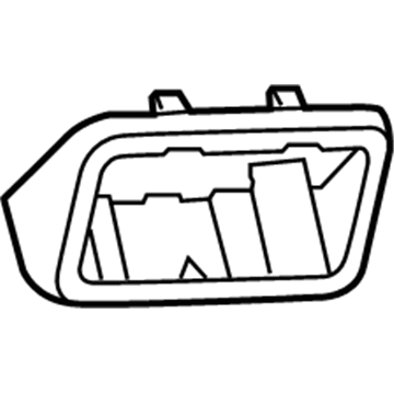 Ram 1ZR48LA6AA Dome Lamp Bezel