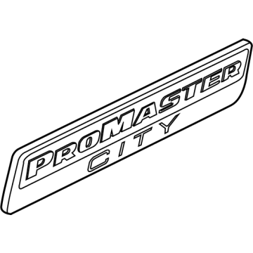 Ram 68235560AA Nameplate