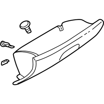 Chrysler MR791353 Glove Box