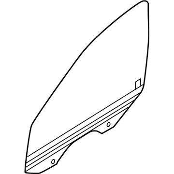 Dodge 5076886AD Door Glass