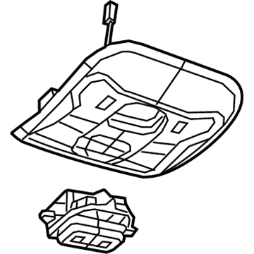 Jeep 5XW91MS7AA Overhead Console