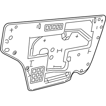Dodge 68067623AC Water Shield