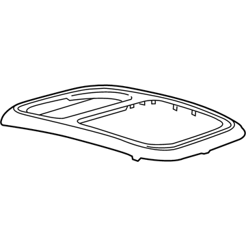 Chrysler 6EG65DX9AC Bezel