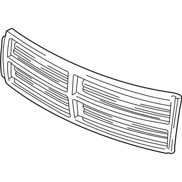 Dodge Ram 2500 Van Grille - 5FC46MSAAC