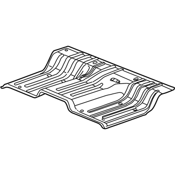 Dodge 55275548AA Rear Floor Pan