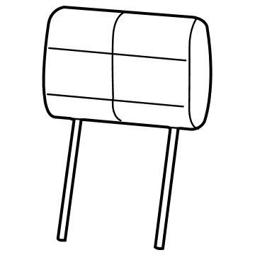 Jeep 5MG84DX9AA Headrest