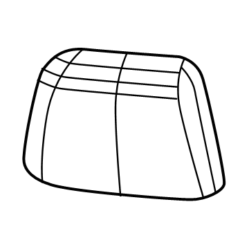 Mopar 6TJ301D4AD Headrest - Third Row