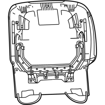 Jeep 6PH961A5AE Seat Back Panel