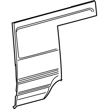 Dodge 5121941AA Rear Outer Panel