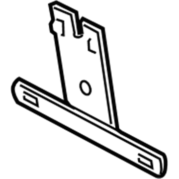 Dodge 5030022AA License Bracket