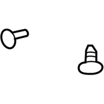 Dodge 5029925AA Bumper Cover Fastener