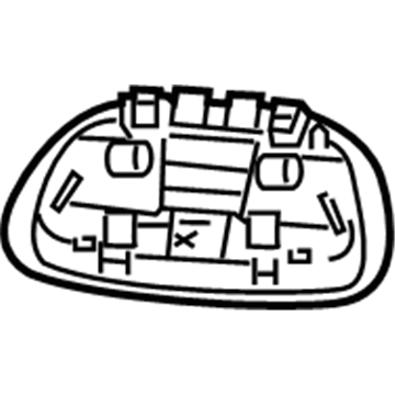 Jeep 5MW35HDAAC Dome Lamp Assembly