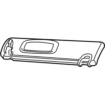 Jeep Sun Visor - 1UB78HDAAI