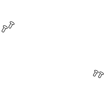 Jeep 6107193AA Hinge Screw