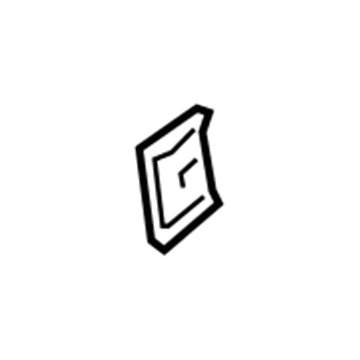 Mopar 68051644AC Tie Down Hook, Rear