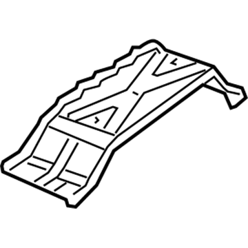 Mopar 68038514AA Inner Wheelhouse, Rear Passenger Side