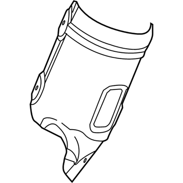 Mopar 68271573AA Heat Shield, Rear Lower