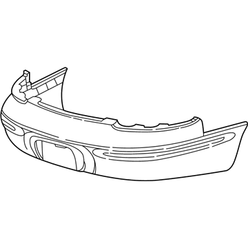 Chrysler 4574893 Bumper Cover