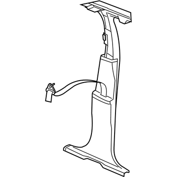 Jeep 5JP20BD1AF Lower Center Pillar Trim