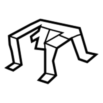 Chrysler 5023840AA Rear Bracket