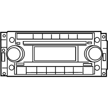 Jeep 68282482AC AM/FM CD