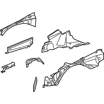 Chrysler 5097446AB Apron Assembly