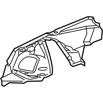 Chrysler 5142526AA Wheelhouse Panel