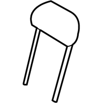 Dodge 1FQ681J3AA Headrest - Rear