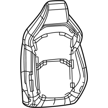 Mopar 7XC92LR9AB Cover - Front Seat Back