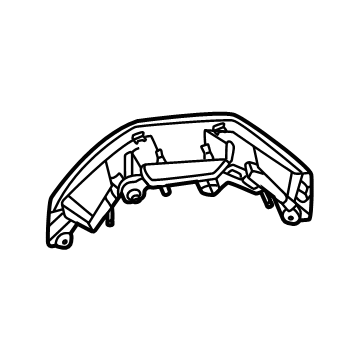 Dodge 7JX76TX7AA Bezel