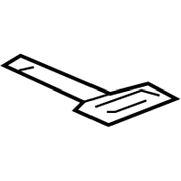 Dodge 5108001AB Air Bag Label