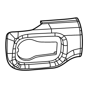 Mopar 6BK75ZDMAB Bezel - Instrument Panel