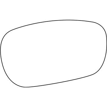 Dodge 5139199AA Mirror Glass
