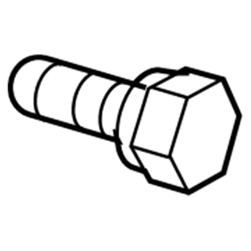 Dodge 5103728AA Bumper Cover Bolt