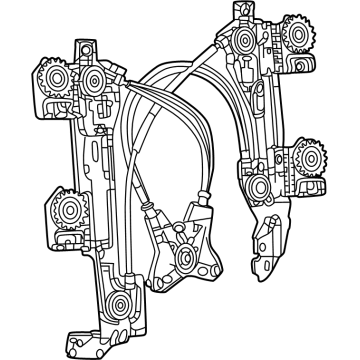Dodge Charger Daytona Window Regulator - 68729257AA