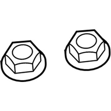 Jeep 6104725AA Step Pad Nut