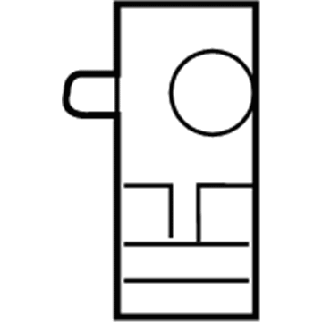 Dodge 6508599AA High Mount Lamp Retainer