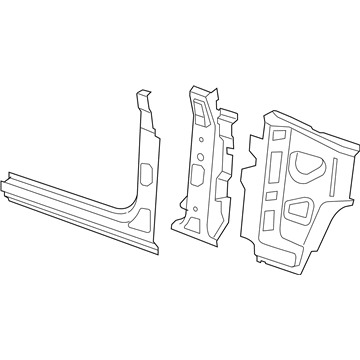 Jeep 68003226AG Hinge Pillar