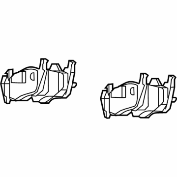 Jeep 68541333AC Brake Pads