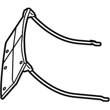 Chrysler 68231403AA Air Deflector
