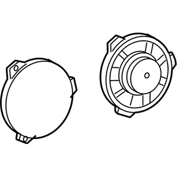 Jeep 5081670AB Rear Driver Speaker