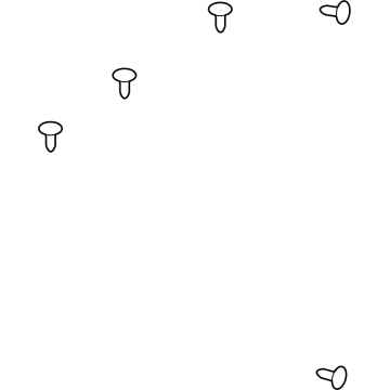 Ram 6106404AA Fender Bolt