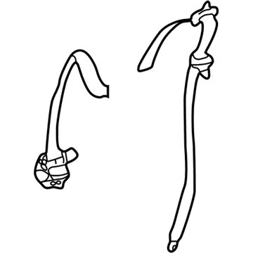 Dodge 5GU981DVAH Rear Belt Assembly