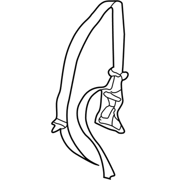 Dodge YZ841DVAA Center Seat Belt