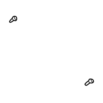 Dodge 6034395 Rear Belt Assembly Screw