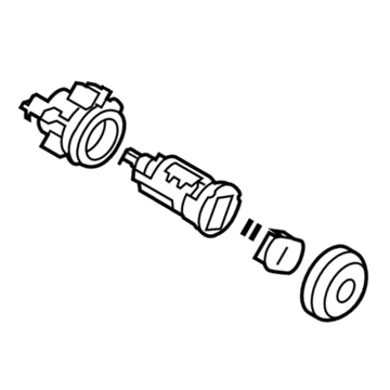 Chrysler 5139099AA Lock Cylinder